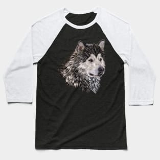 Alaskan Malamute Baseball T-Shirt